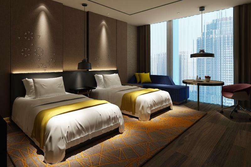Grand Skylight International Hotel Haoyue Shenzhen Baoan Int'L Exhibition Center Exteriér fotografie